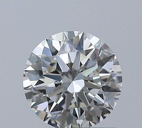 0.7 Carat, Natural White, Round Diamond ~ I Colour, VS2 Clarity