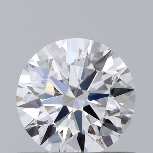 0.64 Carat, Natural White, Round Diamond ~ E Colour, IF Clarity