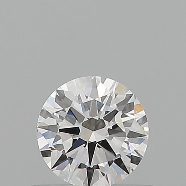 0.5 Carat, Natural White, Round Diamond ~ F Colour, IF Clarity