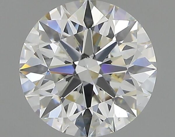 1.21 Carat, Natural White, Round Diamond ~ H Colour, VS2 Clarity