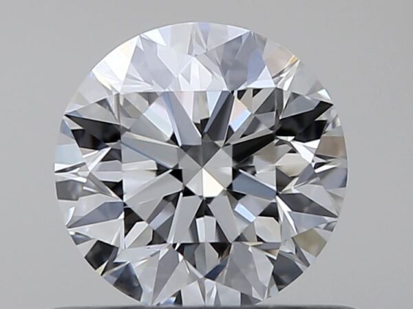 0.5 Carat, Natural White, Round Diamond ~ E Colour, VVS1 Clarity