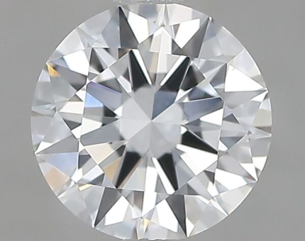 0.7 Carat, Natural White, Round Diamond ~ F Colour, VVS1 Clarity