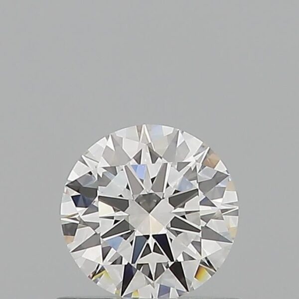 0.61 Carat, Natural White, Round Diamond ~ G Colour, VVS2 Clarity