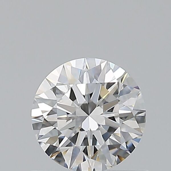 0.5 Carat, Natural White, Round Diamond ~ E Colour, VVS1 Clarity