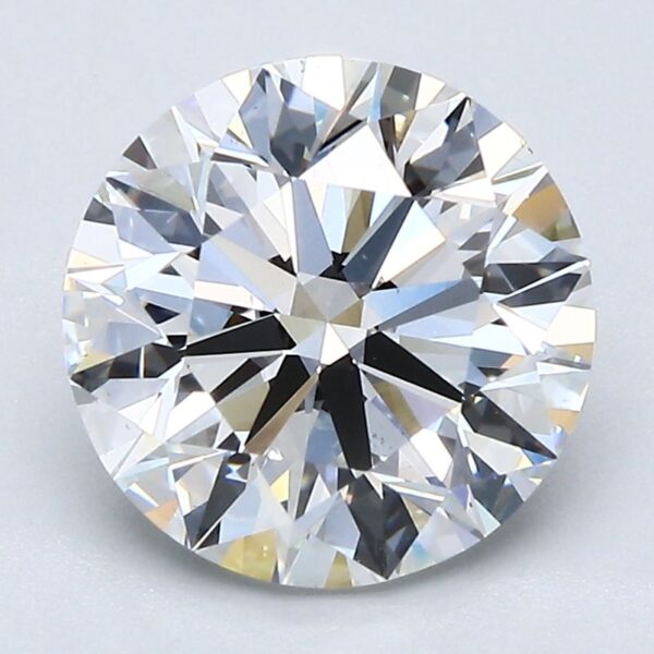 3 Carat, Natural White, Round Diamond ~ F Colour, VS2 Clarity