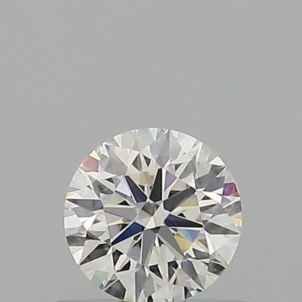 0.55 Carat, Natural White, Round Diamond ~ H Colour, SI1 Clarity