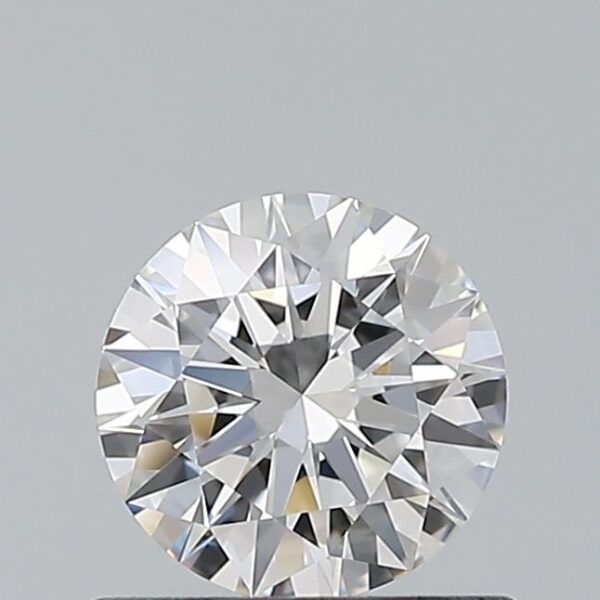 0.51 Carat, Natural White, Round Diamond ~ F Colour, VVS2 Clarity