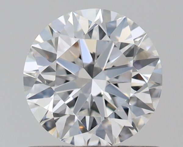 0.7 Carat, Natural White, Round Diamond ~ E Colour, VVS1 Clarity