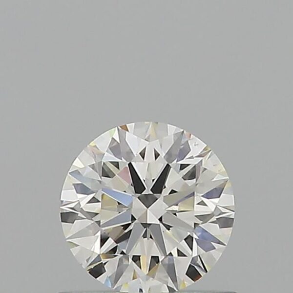 0.71 Carat, Natural White, Round Diamond ~ I Colour, VS2 Clarity