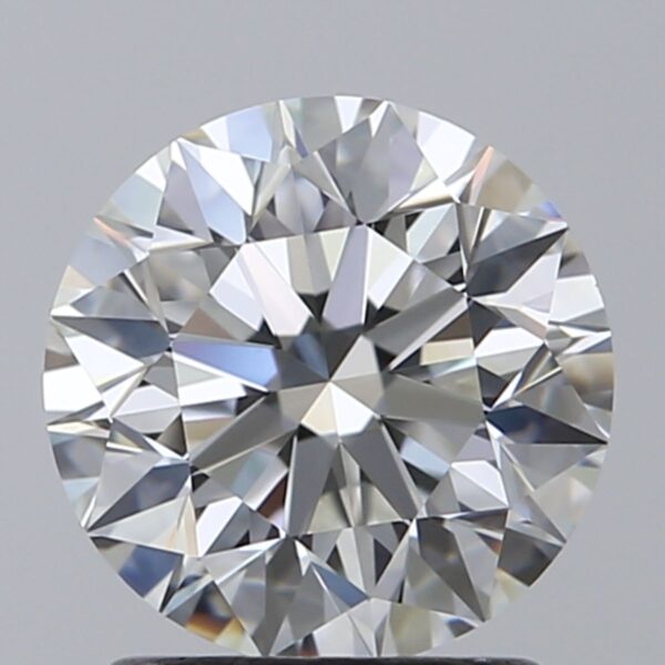 1.5 Carat, Natural White, Round Diamond ~ H Colour, VVS2 Clarity