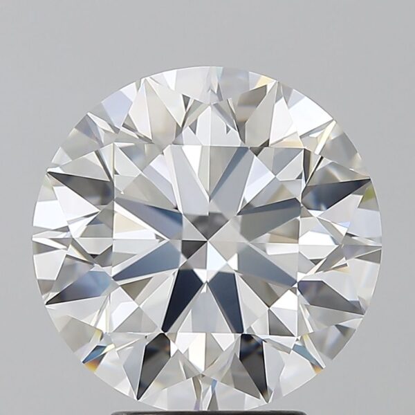 4.31 Carat, Natural White, Round Diamond ~ F Colour, VVS1 Clarity