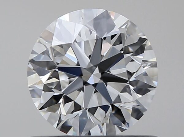 0.59 Carat, Natural White, Round Diamond ~ F Colour, VVS1 Clarity