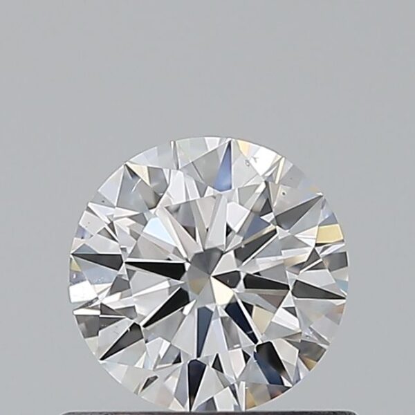 0.5 Carat, Natural White, Round Diamond ~ D Colour, SI1 Clarity