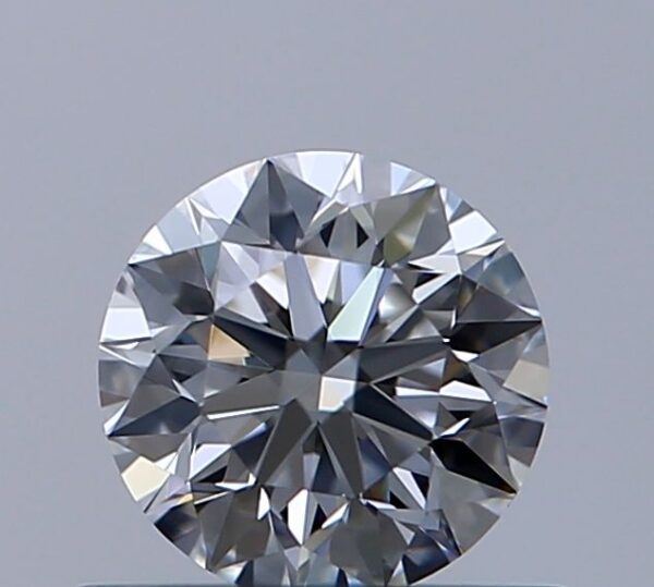 0.5 Carat, Natural White, Round Diamond ~ E Colour, VS1 Clarity