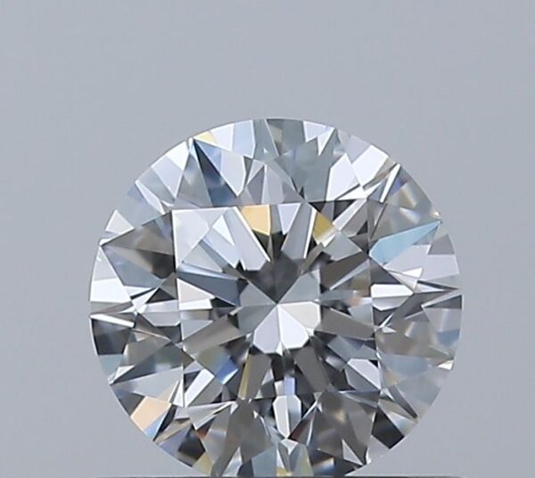 0.55 Carat, Natural White, Round Diamond ~ E Colour, VVS2 Clarity