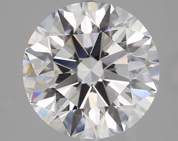 3.53 Carat, Natural White, Round Diamond ~ F Colour, VVS2 Clarity