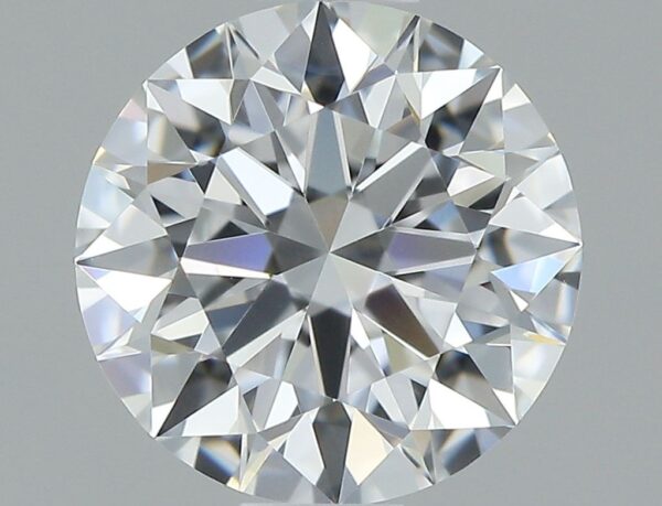 0.67 Carat, Natural White, Round Diamond ~ D Colour, VVS1 Clarity