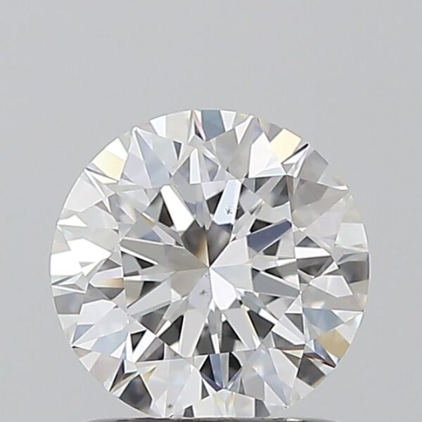 1.06 Carat, Natural White, Round Diamond ~ E Colour, VS2 Clarity