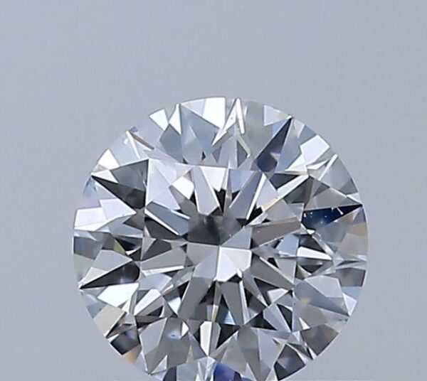 0.5 Carat, Natural White, Round Diamond ~ D Colour, SI1 Clarity