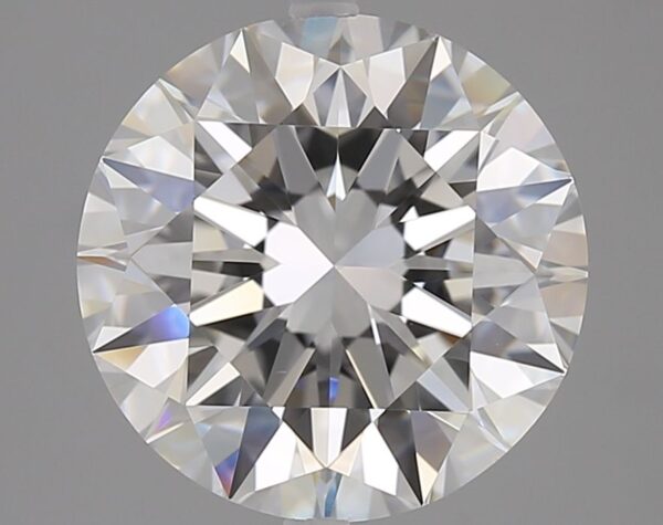 4.01 Carat, Natural White, Round Diamond ~ F Colour, VS2 Clarity