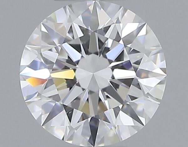 0.7 Carat, Natural White, Round Diamond ~ D Colour, VS2 Clarity