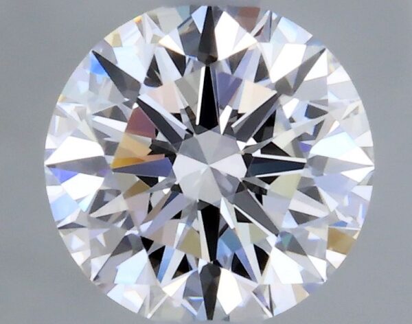 0.53 Carat, Natural White, Round Diamond ~ D Colour, VVS2 Clarity