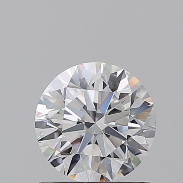 0.96 Carat, Natural White, Round Diamond ~ E Colour, VVS1 Clarity