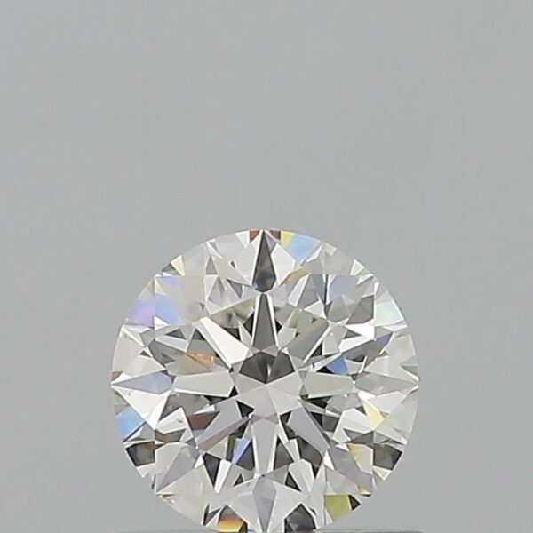 0.71 Carat, Natural White, Round Diamond ~ H Colour, VS2 Clarity