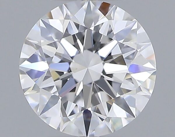 0.5 Carat, Natural White, Round Diamond ~ D Colour, VS1 Clarity