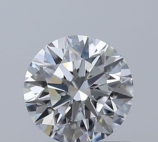 0.6 Carat, Natural White, Round Diamond ~ E Colour, VVS2 Clarity