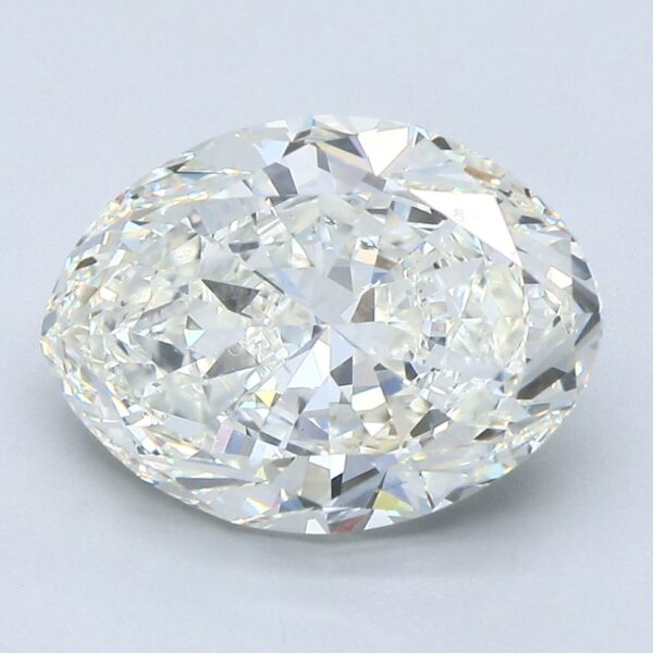 4.01 Carat, Natural White, Oval Diamond ~ J Colour, VS2 Clarity