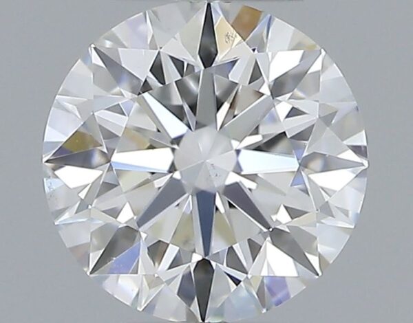 0.5 Carat, Natural White, Round Diamond ~ E Colour, SI1 Clarity