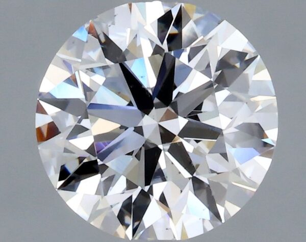 1.24 Carat, Natural White, Round Diamond ~ E Colour, VS2 Clarity