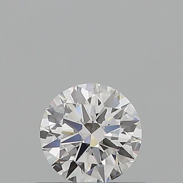 0.5 Carat, Natural White, Round Diamond ~ F Colour, VVS1 Clarity