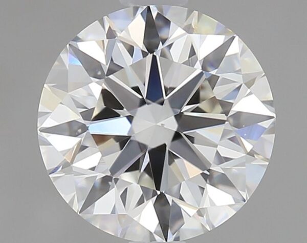 1.11 Carat, Natural White, Round Diamond ~ G Colour, VS2 Clarity