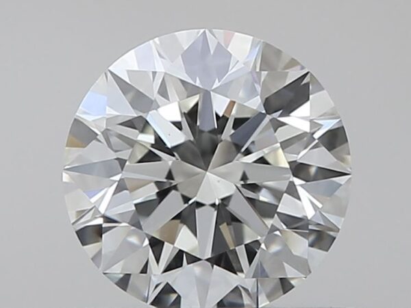 0.51 Carat, Natural White, Round Diamond ~ J Colour, VS1 Clarity