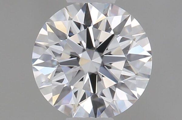 0.52 Carat, Natural White, Round Diamond ~ E Colour, VVS1 Clarity