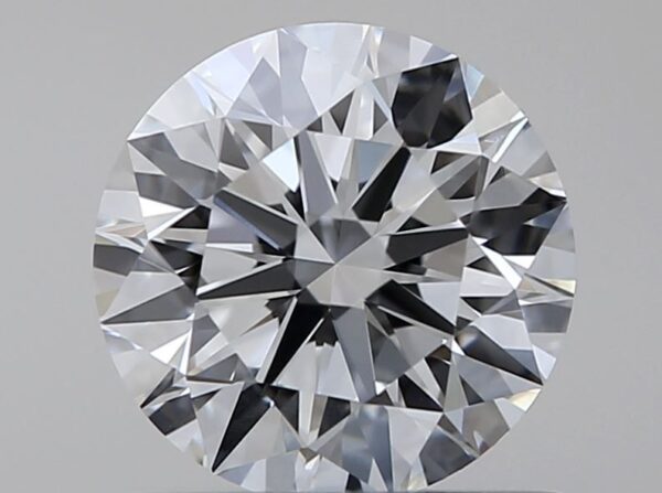 0.62 Carat, Natural White, Round Diamond ~ F Colour, VVS1 Clarity