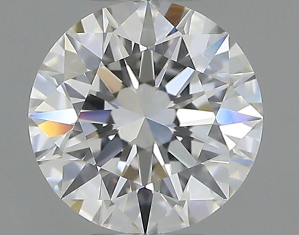 0.61 Carat, Natural White, Round Diamond ~ E Colour, VVS2 Clarity