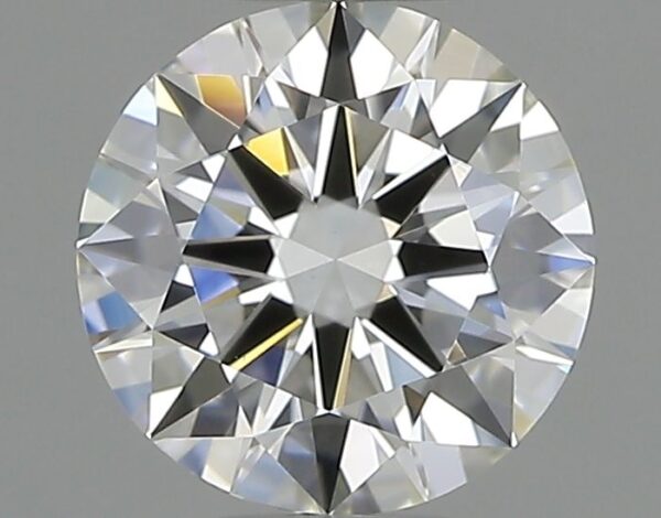 0.9 Carat, Natural White, Round Diamond ~ F Colour, VVS2 Clarity