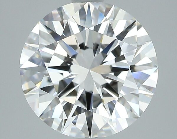 3.02 Carat, Natural White, Round Diamond ~ F Colour, VVS2 Clarity