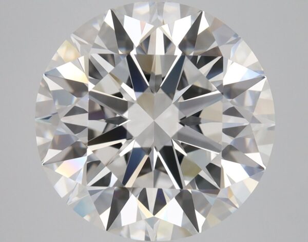 5.01 Carat, Natural White, Round Diamond ~ E Colour, VVS1 Clarity