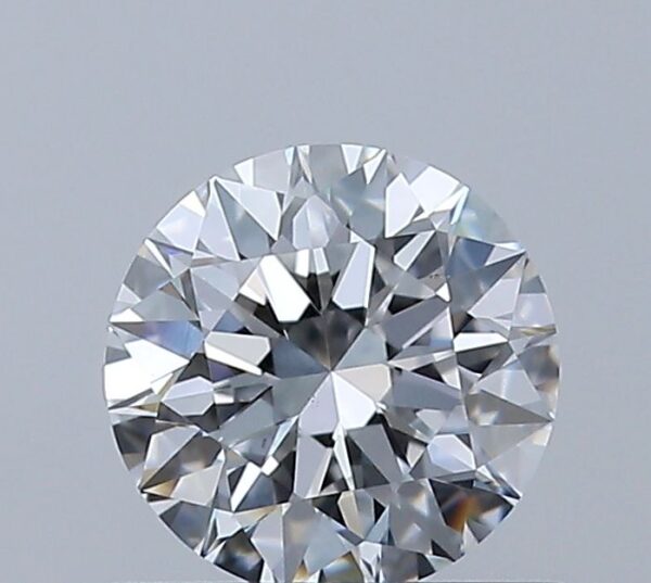 0.52 Carat, Natural White, Round Diamond ~ E Colour, VS1 Clarity