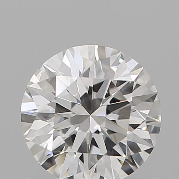 0.54 Carat, Natural White, Round Diamond ~ H Colour, VS1 Clarity