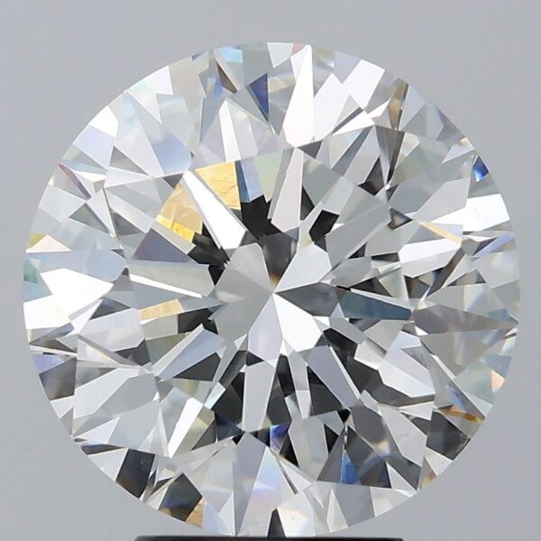 5.02 Carat, Natural White, Round Diamond ~ H Colour, VS1 Clarity