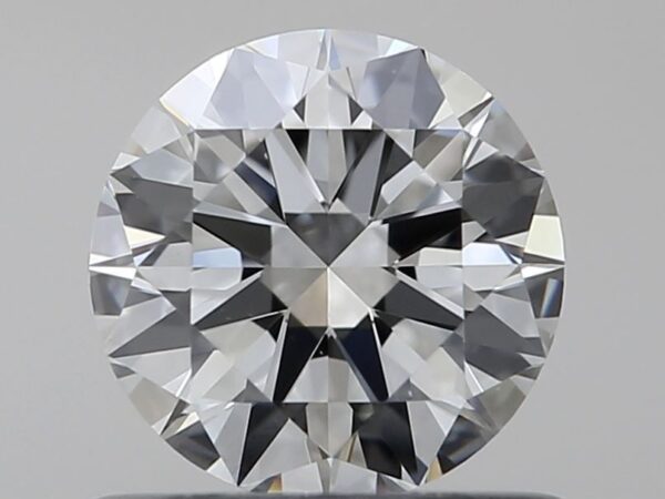 0.6 Carat, Natural White, Round Diamond ~ H Colour, VVS2 Clarity