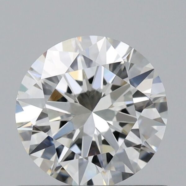 0.53 Carat, Natural White, Round Diamond ~ I Colour, VS1 Clarity