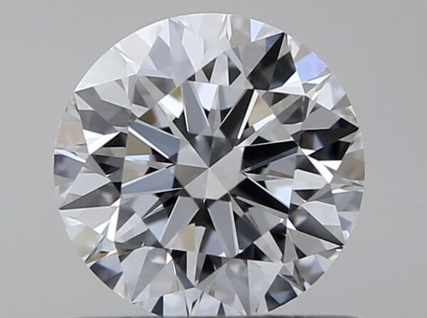 0.62 Carat, Natural White, Round Diamond ~ E Colour, VVS1 Clarity