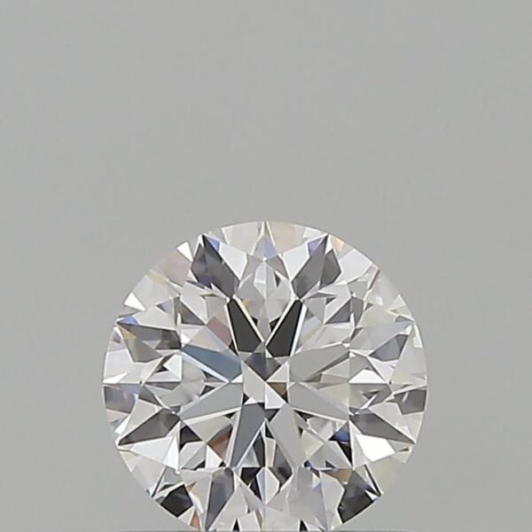 0.7 Carat, Natural White, Round Diamond ~ D Colour, VVS2 Clarity