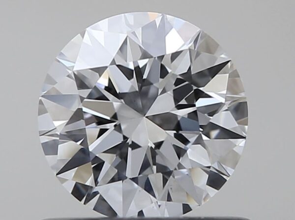 0.56 Carat, Natural White, Round Diamond ~ D Colour, VS1 Clarity